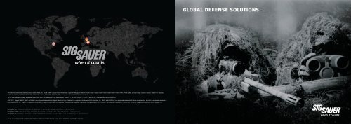 GLOBAL DEFENSE SOLutiONS - Sig Sauer