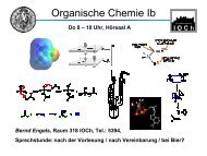 Organische Chemie Ib - Institut für Organische Chemie