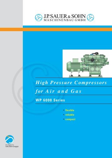 High Pressure Compressors for Air and Gas