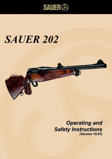 Operating and Safety Instructions - Sauer