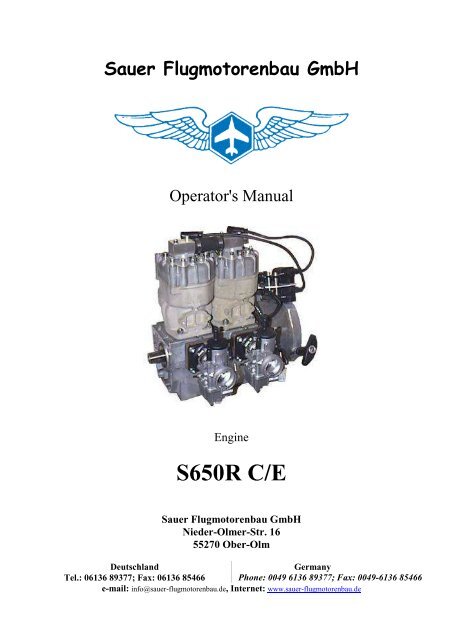 S650R C/E - sauer-motorenbau