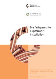 Die fachgerechte Kupferrohr- Installation - KME