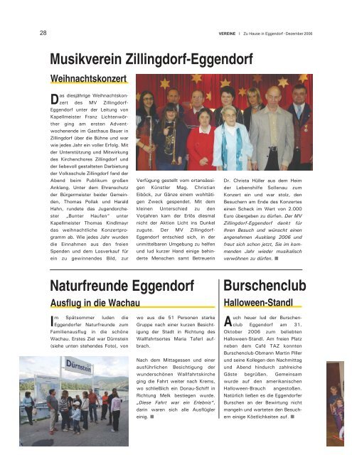Der Nikolaus in unserer Gemeinde Seite 9 - Gemeinde Eggendorf