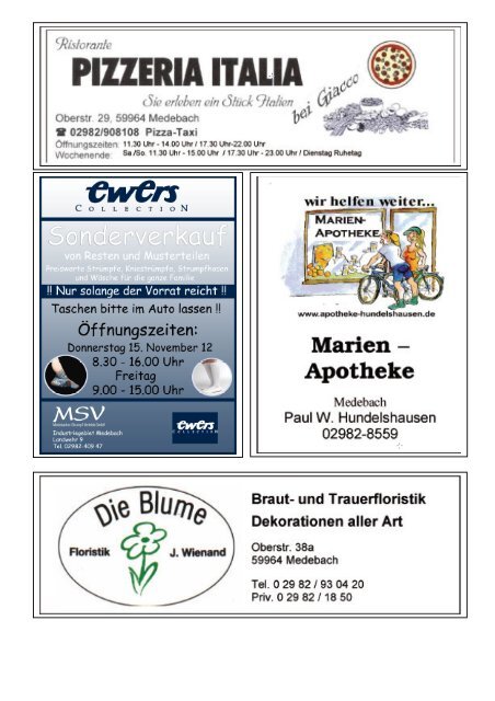 Ausgabe 12/2012 - Tus Medebach 1919 e.V.