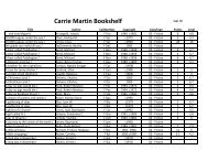 Carrie Martin 2 - (Home Page) Bossier Parish Schools