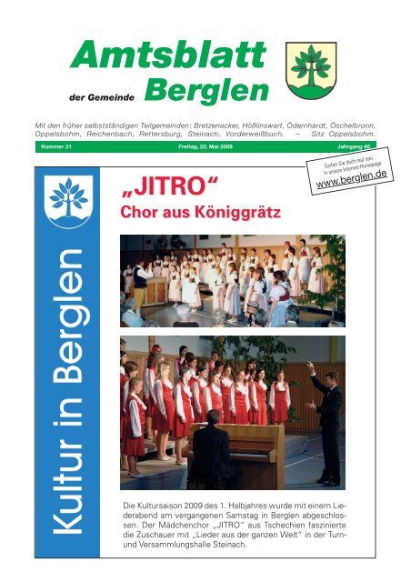 21 Amtsblatt Berglen.pdf - Gemeinde Käbschütztal