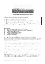 INFORMATION DE L'UTILISATEUR FORZATEN/HCT 40 mg /5 mg ...