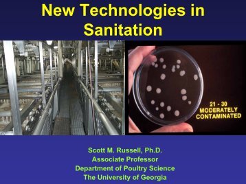 Sanitation and fumigation of hatcheries - Food Science and Human ...