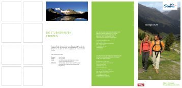 Wanderabzeichen Folder - Tourismusverband Stubai