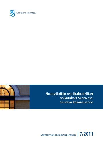 Finanssikriisin reaalitaloudelliset vaikutukset Suomessa