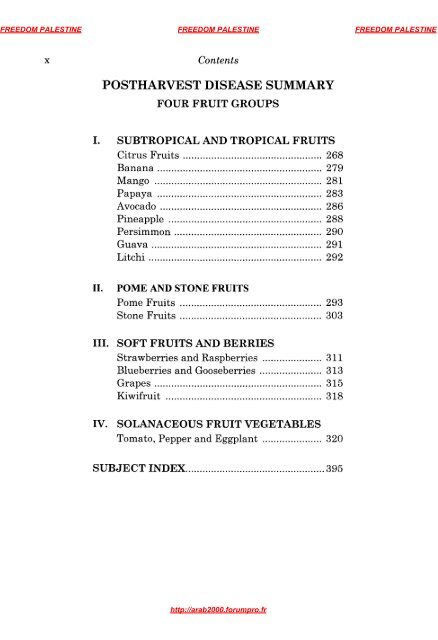 Post harvest diseases fruits and vegetables - Xavier University ...