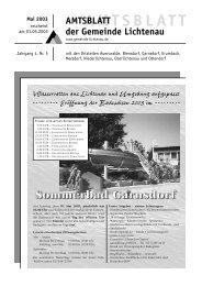 Mai 2003 - Gemeinde Lichtenau