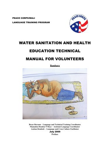 Health Ed and Wat San Lang Tech Manual Bambara - Mali