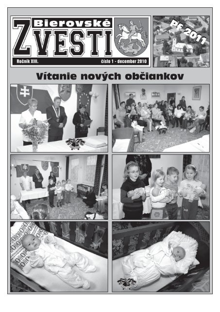 Bierovské zvesti - december 2010 - Obec Veľké Bierovce