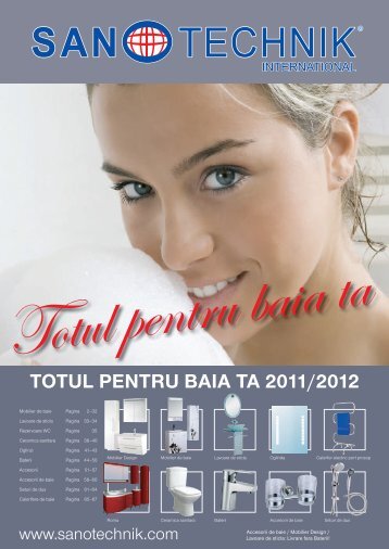 Catalog Mobilier 2011 - Sanotechnik