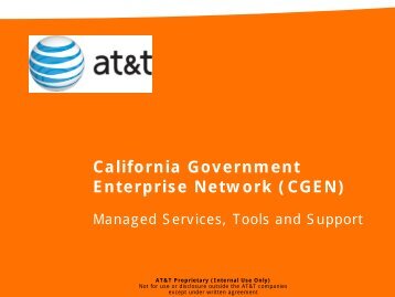 CGEN Forum AT&T Presentation