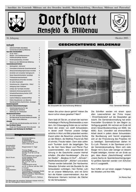 Dorfblatt Oktober 2005.indd - Mildenau