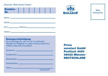 Bestellkarte biolabor 4.8.09
