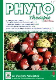 Der pflanzliche Arzneischatz - phytotherapie.co.at