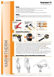 Datenblatt - Variotherm