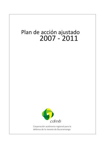 Plan de acción ajustado - Corporación Autónoma Regional para la ...