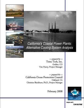 California's Coastal Power Plants: Alternative Cooling System Analysis