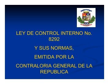 Control Interno - Municipalidad de Montes de Oca
