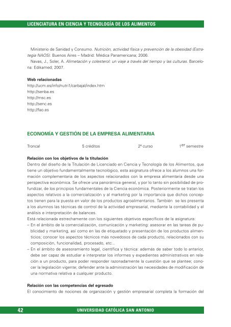 Guía Docente - Universidad Católica San Antonio de Murcia