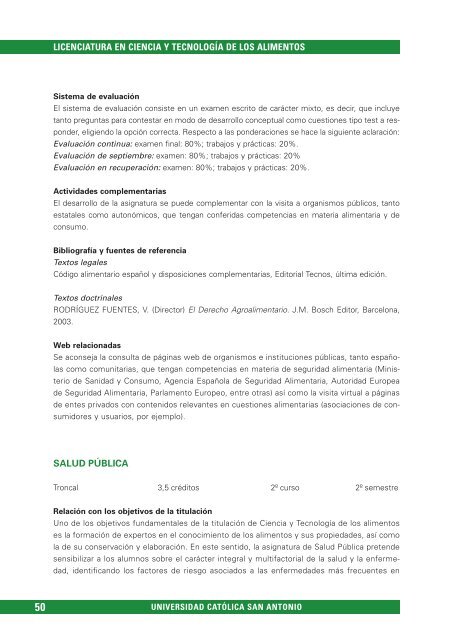 Guía Docente - Universidad Católica San Antonio de Murcia