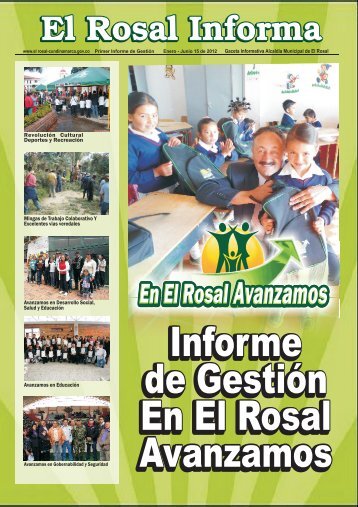 INFORME DE GESTION JUNIO 2012... - El Rosal