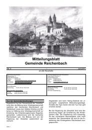 Juli - Gemeinde Reichenbach