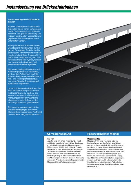 BETONINSTANDSETZUNG - Mapei