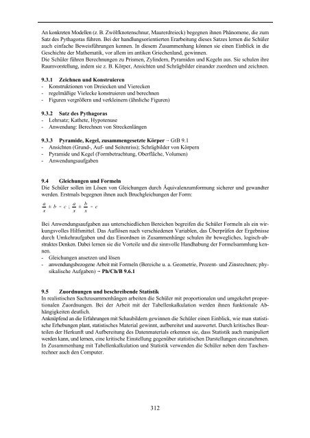 Lehrplan für die bayerische Hauptschule - Didaktik der Informatik