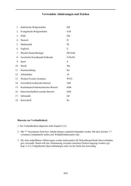 Lehrplan für die bayerische Hauptschule - Didaktik der Informatik