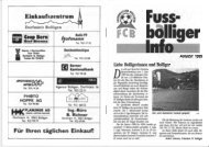 Ausgabe 28 - August 1999 - FC Bolligen