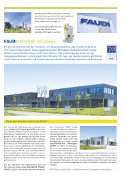 FAUDI filtration solutions