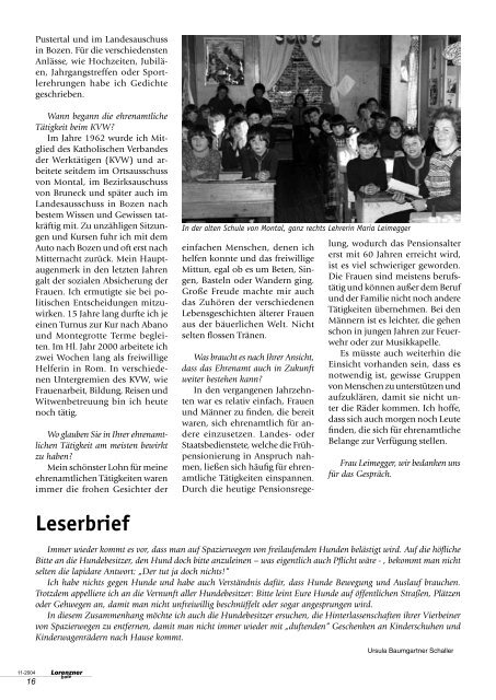 Lorenzner Bote - Ausgabe November 2004 (2,04MB) (0