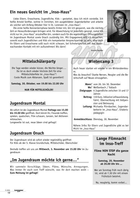 Lorenzner Bote - Ausgabe November 2004 (2,04MB) (0