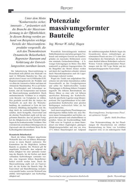 Potenziale massivumgeformter Bauteile - Industrieverband ...