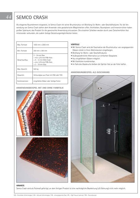 Semco Interieur - Semcoglas