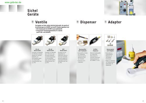 Sichel Katalog - Webshop - GaFa Tec Handels GmbH