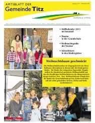 Amtsblatt Nr. 17 vom 23.12.2012 - Gemeinde Titz