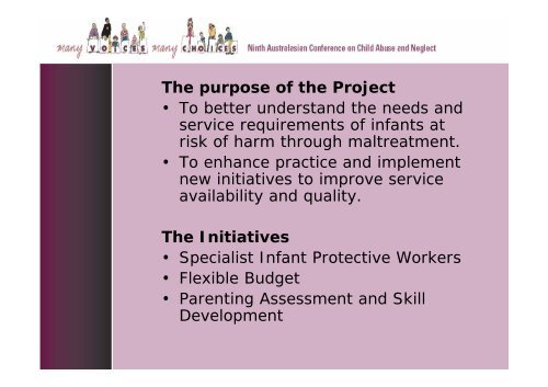 Specialist Infant Protective Workers the Voices of the Infant ...