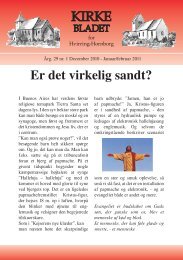 Er det virkelig sandt? - Hornborg Kirke