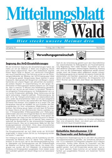 Juli 2007 - Gemeinde WALD