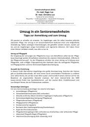 Umzug in ein Seniorenwohnheim - Gemeinschaftspraxis Dr. med ...