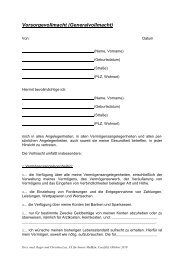 Vorsorgevollmacht (Generalvollmacht) - Gemeinschaftspraxis Dr ...