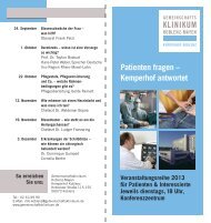 Patienten fragen â Kemperhof antwortet - Gemeinschaftsklinikum ...