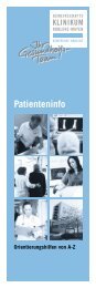 Patienteninfo - Gemeinschaftsklinikum Koblenz-Mayen