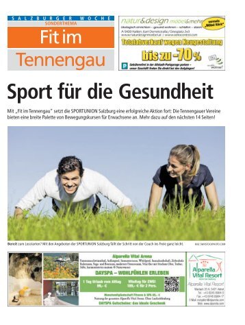 Sonderbeilage Tennengauer Nachrichten - SPORTUNION Österreich
